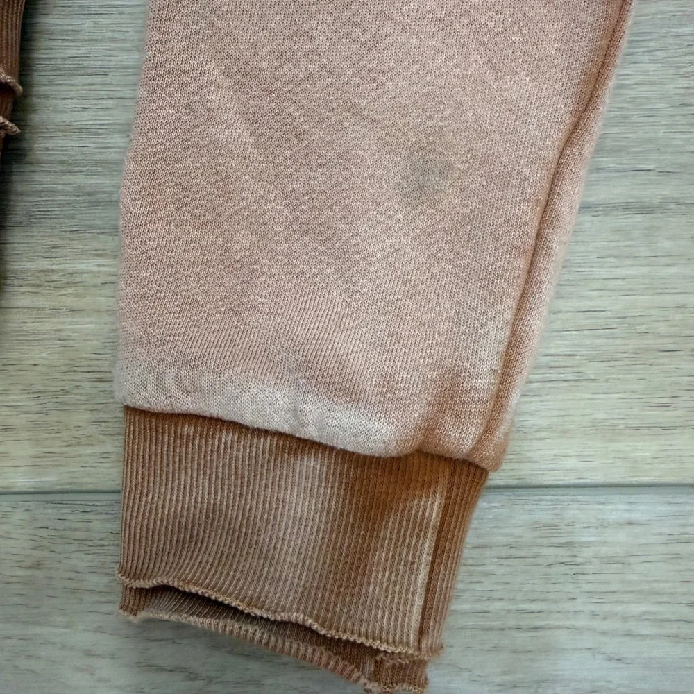 Free People When Worlds Meet Cropped Hoodie Rare Zip Jacket Hoodie Copper Medium